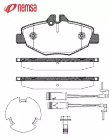 Комплект тормозных колодок METZGER 0990.02